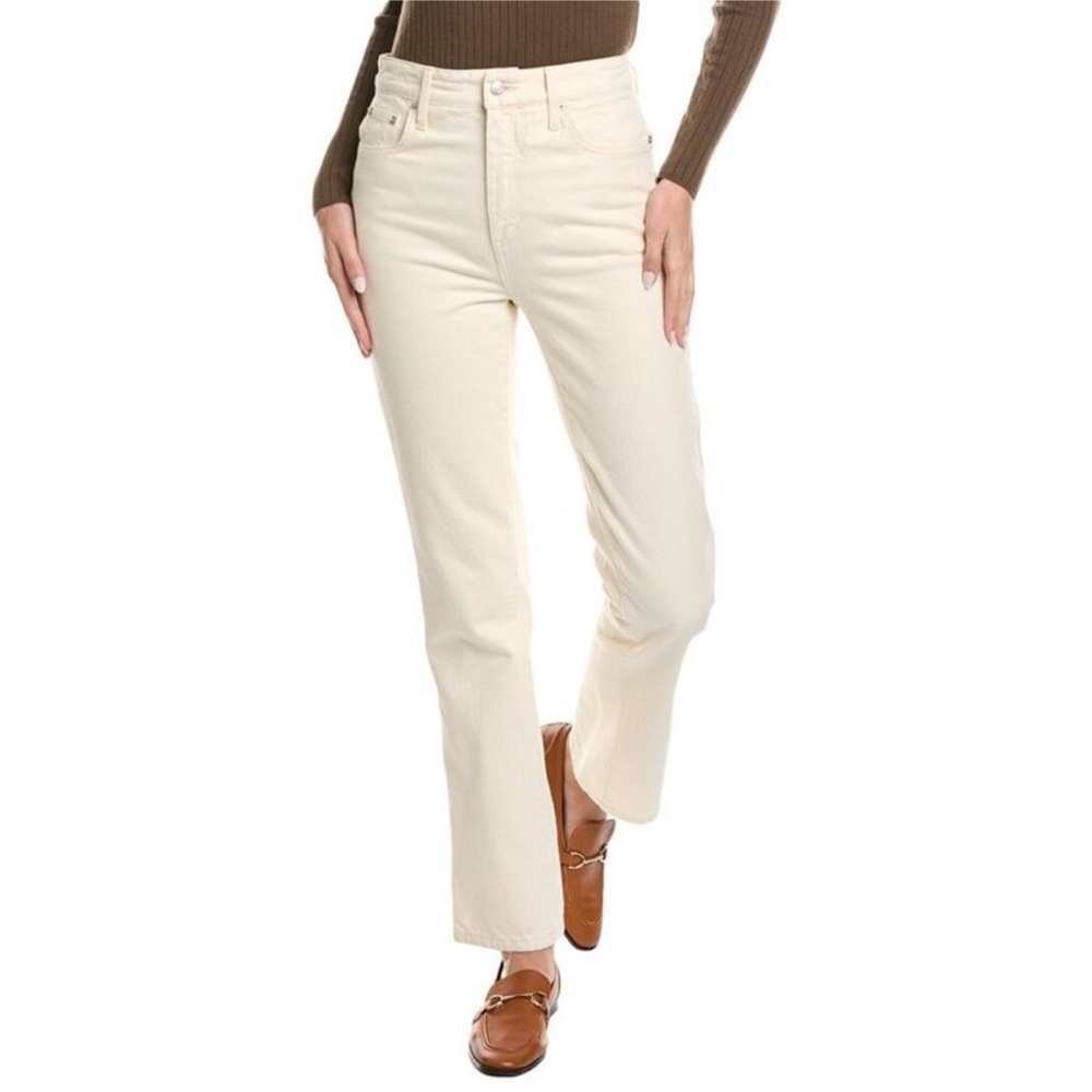 NEW A.L.C. Christy Off White Straight Jean